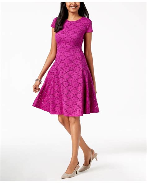 macy's purple dresses